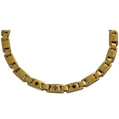 1900s Arts and Crafts Period Gold Bracelet