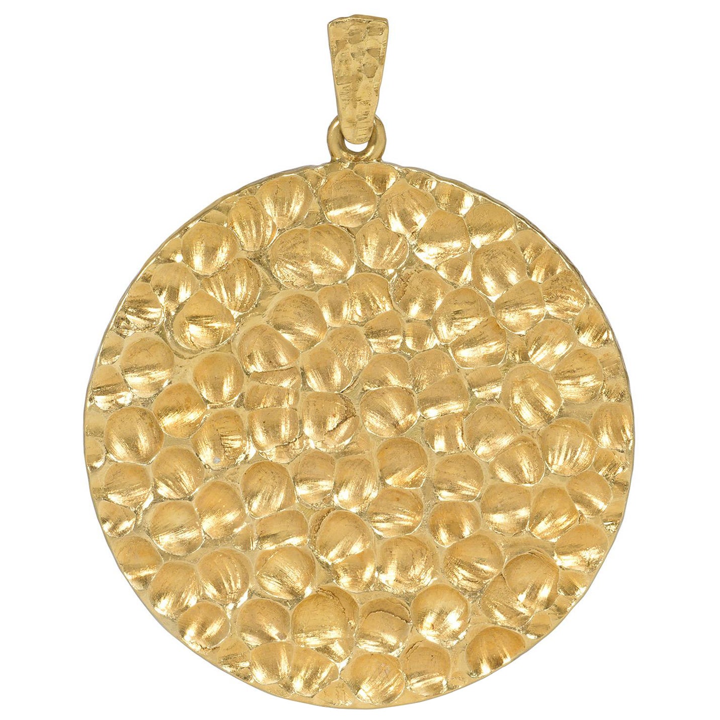 Kutchinsky for Cartier 1970s Gold Commemorative Moon Landing Pendant For Sale