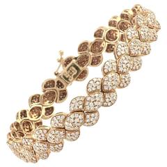 Pavé Diamond Link Bracelet 12