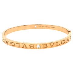 Used Bvlgari Bvlgari Rose Gold Bracelet 0.26 Carat