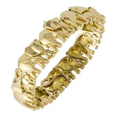18 Carat Gold Cartier Khandy Elephant Bracelet
