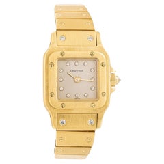 Orologio Cartier Santos Oro GialloDiamante