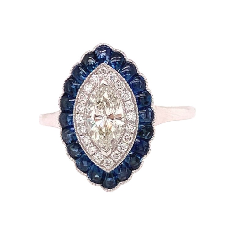 Wentwood Diamond and Sapphire Ring