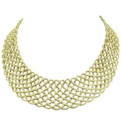 Buccellati Gold Crepe de Chine Necklace 3