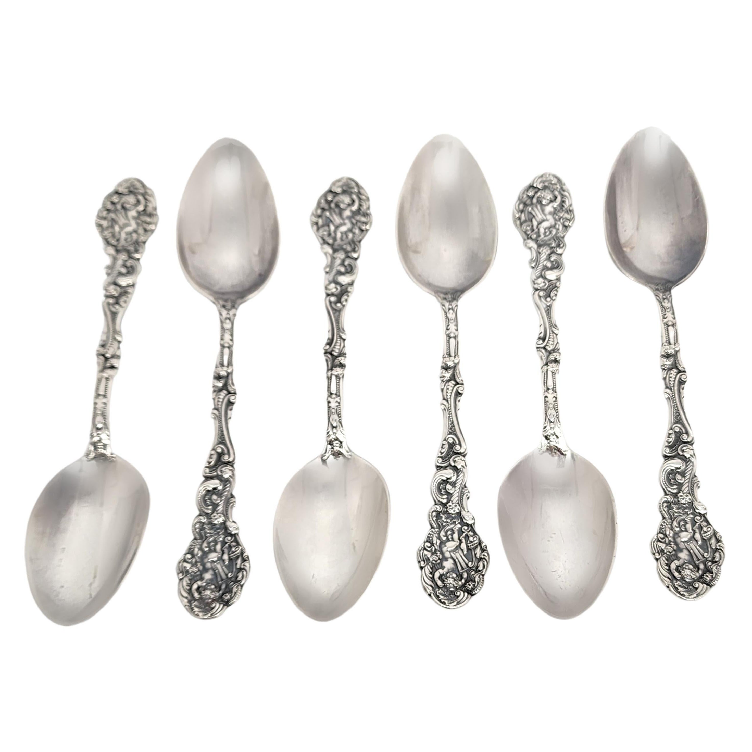 Set of 6 Gorham Versailles Sterling Silver Teaspoons