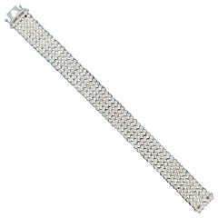 6.98 Carat Diamond Tennis Bracelet
