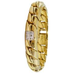 Jaeger-LeCoultre Ladies Yellow Gold Bracelet Wristwatch