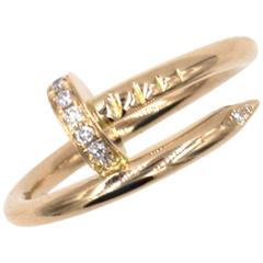 Cartier Juste Un Clou Diamond Gold Ring