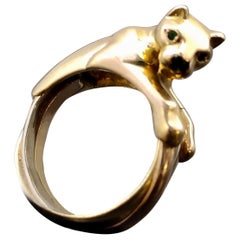 Cartier Gold 18k Three Colours "Panthere" Ring