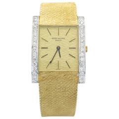 Vintage  Patek Philippe yellow gold Diamond automatic Wristwatch 