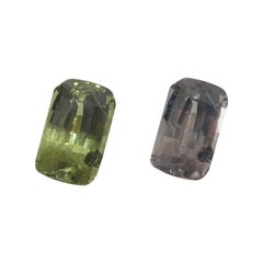 1.6ct Cushion Yellowish Green to Grey-Purple Alexandrite GIA Certified Unheated