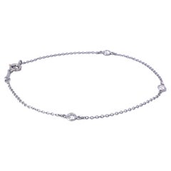 Elsa Peretti Diamonds by the Yard Bracelet in Platinum