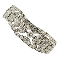 Multi-Shaped Vintage Diamond Bracelet