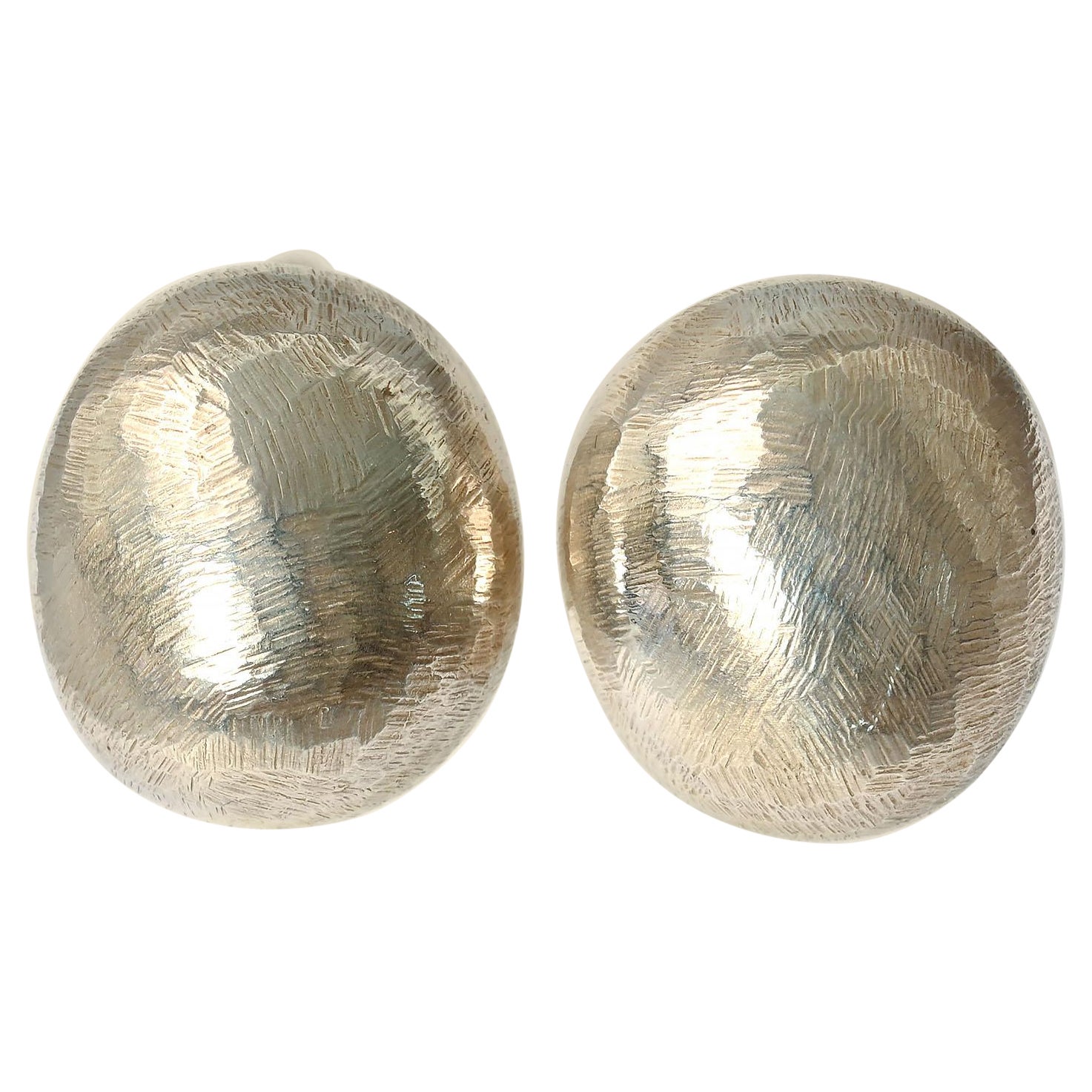 John Iversen Large Earrings from Pebble Series For Sale