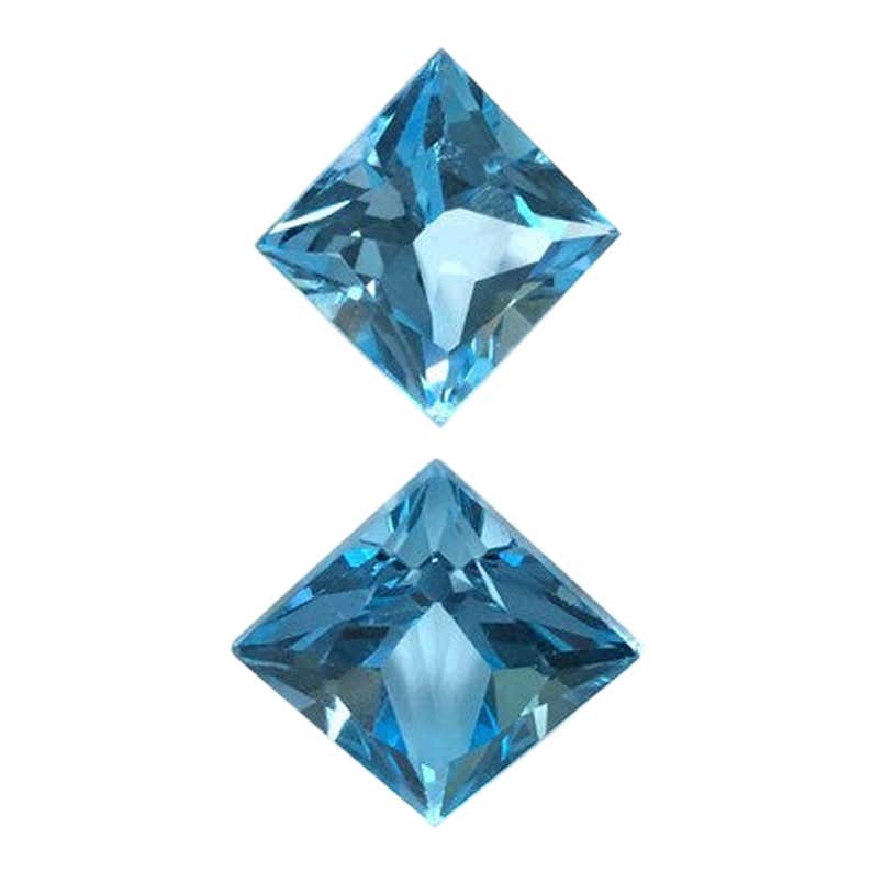 3.15 Carat Natural Loose Golden Topaz Square Shape Gemstone For Sale at ...