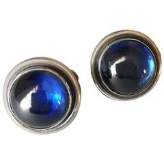 Georg Jensen Sterling Silver Earrings No. 86 by Harald Nielsen