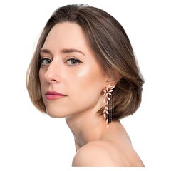 Matisse´s Royal Tears Earrings 18k Rose Gold, Larissa Moraes Jewelry