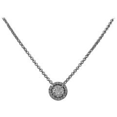.85 Carat Diamond Gold Pendant 12