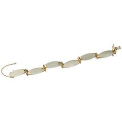 Vintage Fred Gold Link Bracelet