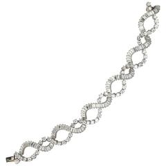 Diamond Gold Platinum Bracelet 12