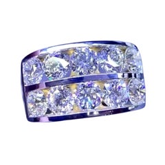 Außergewöhnliche 3,10 Karat Diamanten auf Band
