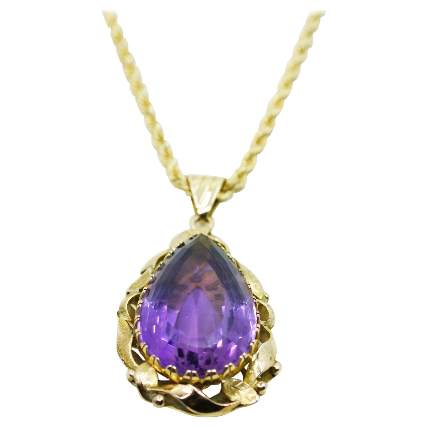 Amethyst Pendent - 65 Carats For Sale