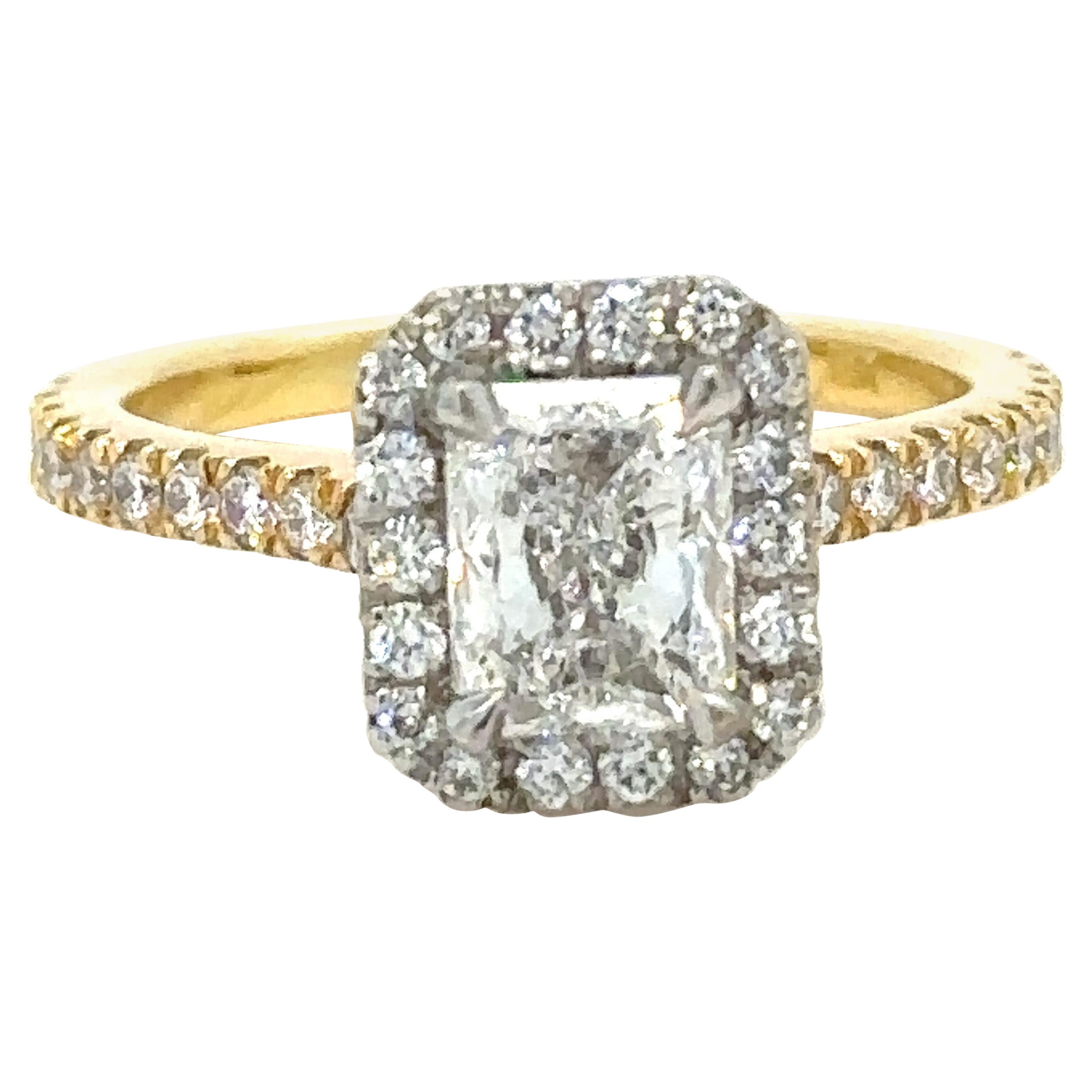 1.38 Carat Diamond Engagement Ring For Sale at 1stDibs | 1.38 carat ...