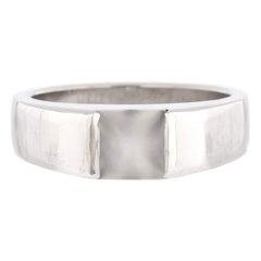 Cartier Tank Ring 18k White Gold with Moonstone