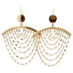 Lana Cascade Chandelier Earrings in 14k Yellow Gold