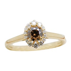 Used Australian Chocolate Diamond Engagement Ring, New