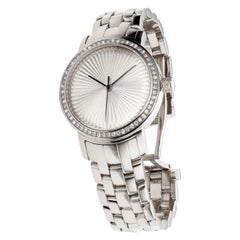 Cober N°2 Damen-Armbanduhr in limitierter Auflage aus Weißgold mit 60 Diamanten