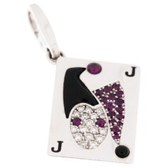 Vintage Limited Edition Joker Playing Card Cartier Charm