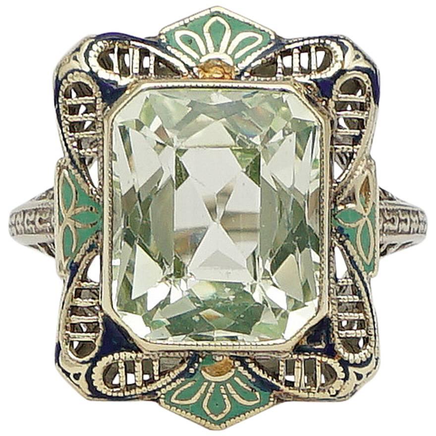 deco peridot ring fantastic deco enamel peridot filigree gold ring at 1stdibs deco peridot ring fantastic deco enamel peridot filigree gold ring at 1stdibs