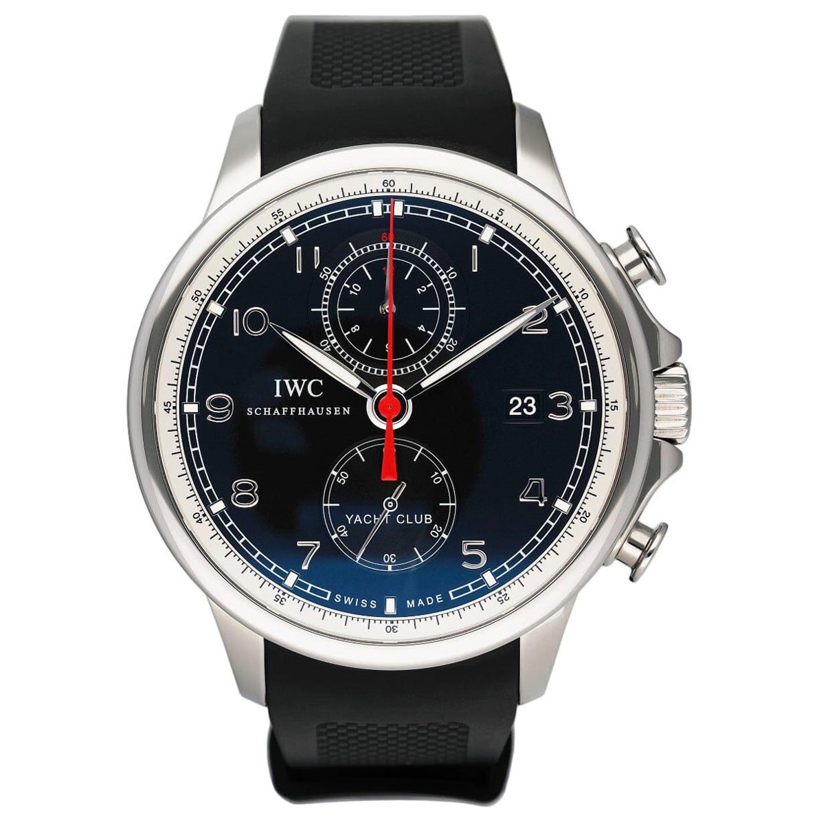IWC Portuguese Yacht Club Titanium Volvo LE Chronograph Mens Watch For