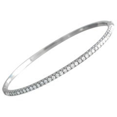 LB Exclusive 18Karat White Gold 1.0Carat Diamond Bracelet