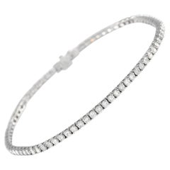 LB Exclusive 14K White Gold 3.28 Carat Diamond Tennis Bracelet