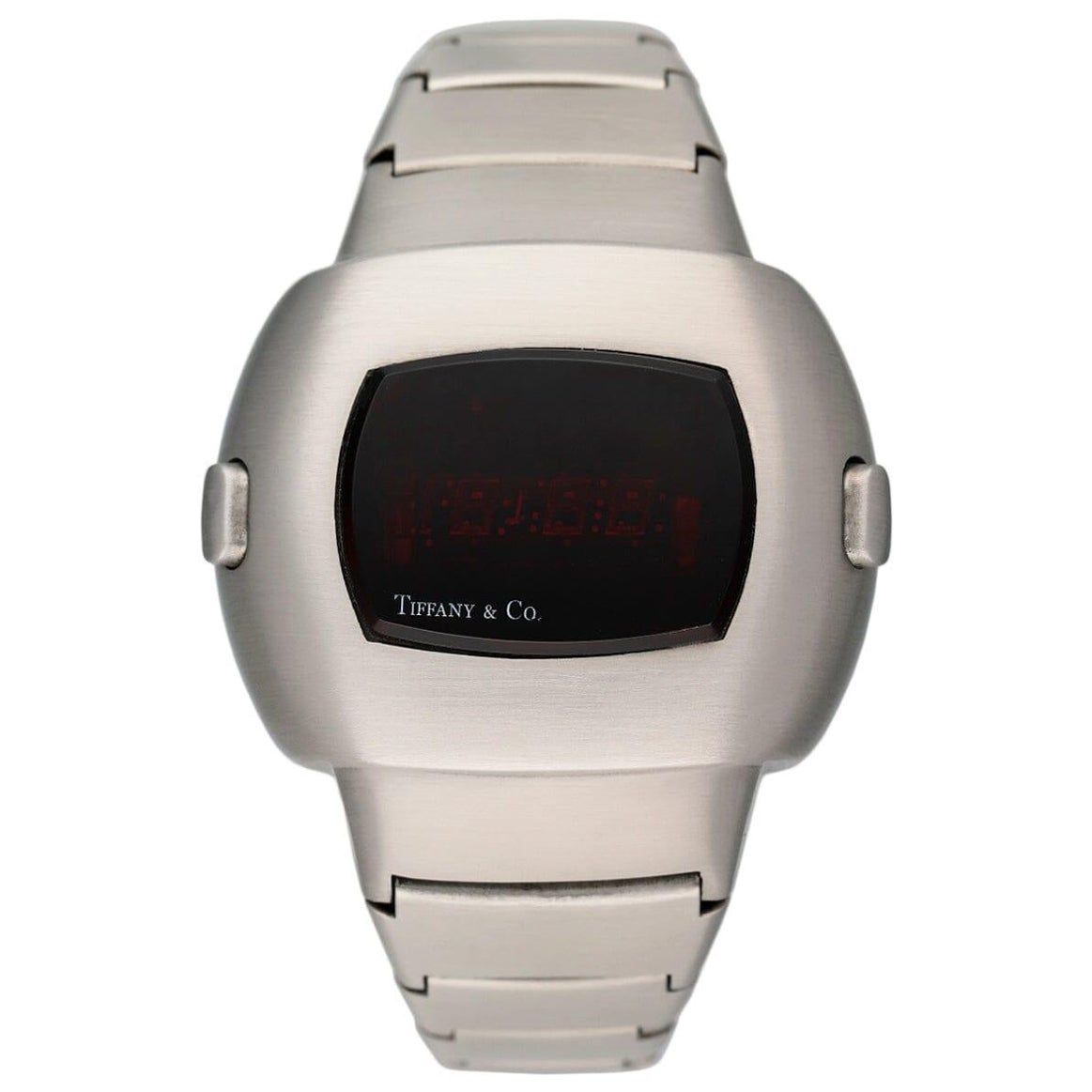 Tiffany and Co. Pulsar Time Computer 1973 Stainless Steel Vintage Watch ...