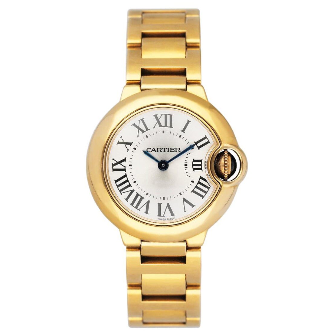Cartier Ballon Bleu 3006 W69001Z2 Womens Quartz Watch 18 Karat Gold