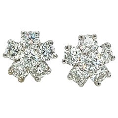 2.25 Carat Natural Diamond Earrings