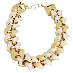 Bracciale con smalto in oro giallo 14 carati