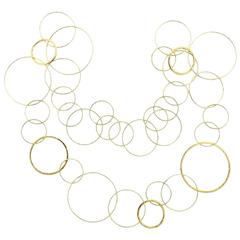 Tiffany & Co. Paloma Picasso Gold Circle Link Necklace