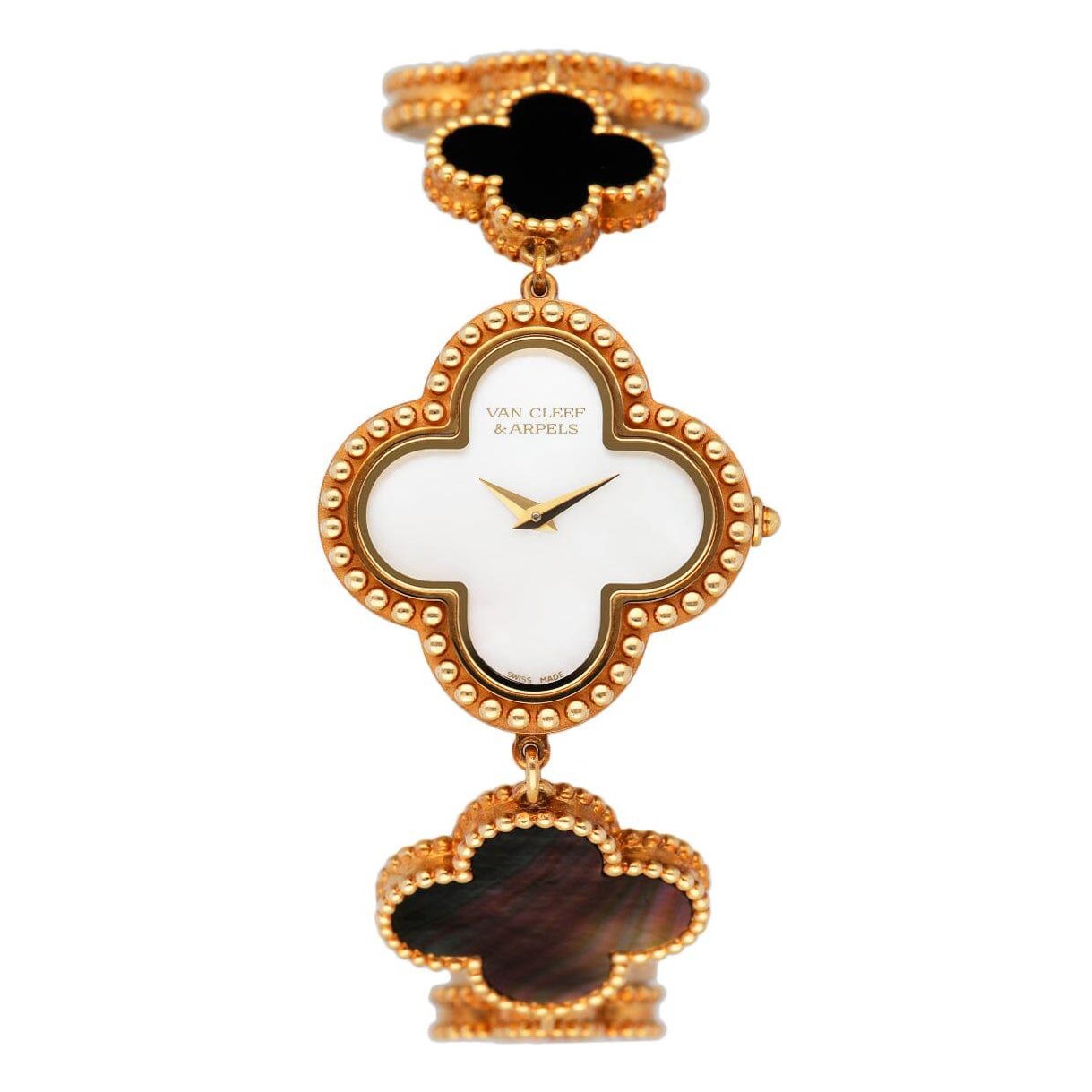 VAN CLEEF and ARPELS Alhambra Gold Watch at 1stDibs alhambra watch