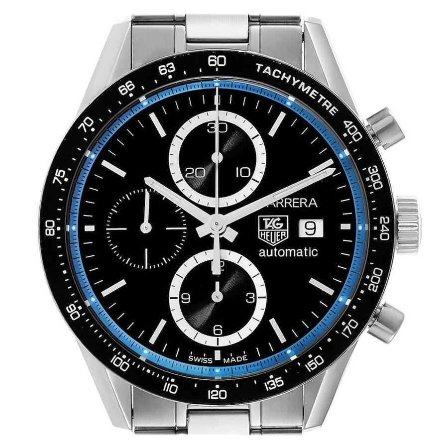 Tag Heuer Carrera Ring Master Jenson Button Limited Edition Watch CV201X For Sale