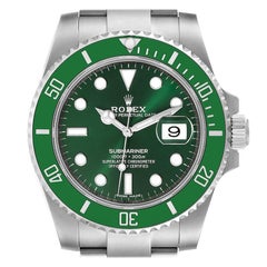 Used Rolex Submariner Hulk Green Dial Bezel Steel Mens Watch 116610