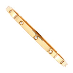 Cartier Love 10 Diamond Bracelet 18k Yellow Gold with Diamonds Small