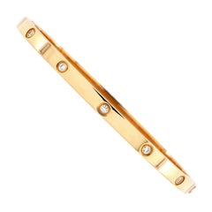 Cartier Love 10 Diamond Bracelet 18k Yellow Gold with Diamonds Small