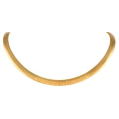 Van Cleef & Arpels 18k Yellow Gold Omega Necklace