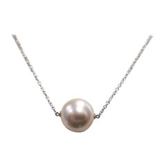 Used Gilin 18k White Gold Necklace with South Sea Pearl