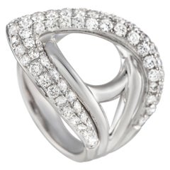 Lb Exclusive 18k White Gold 1.55 Carat Diamond Ring