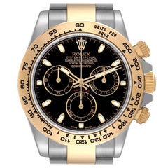 Rolex Cosmograph Daytona Acciaio Oro Giallo Quadrante Nero Orologio 116503 Scheda Scatola